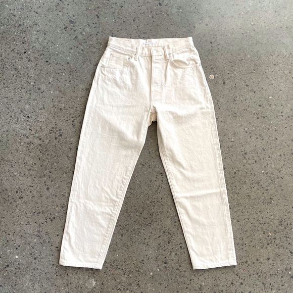 HATSKI Loose Tapered Selvedge Denim - Ecru - Picture 2 of 16